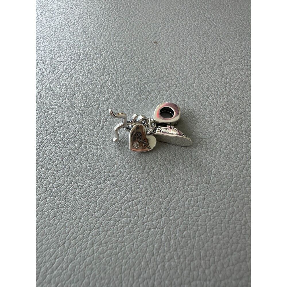 NWOT Running Girl Silver Pandora Fit Charm - Picture 9 of 15